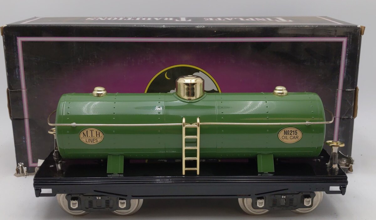 MTH 10-1051 Standard Gauge 215 Green Tank Car LN/Box