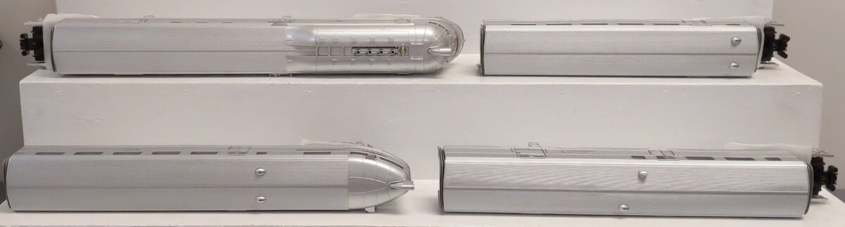 MTH 20-2250-1 O Gauge Burlington Pioneer Zephyr Diesel Passenger Set w/PS2 LN/Box