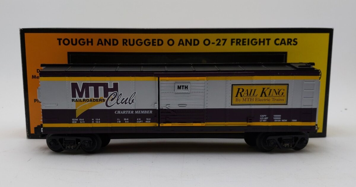 MTH 30-7423 O Gauge MTH 1998 Club Box Car MT/Box