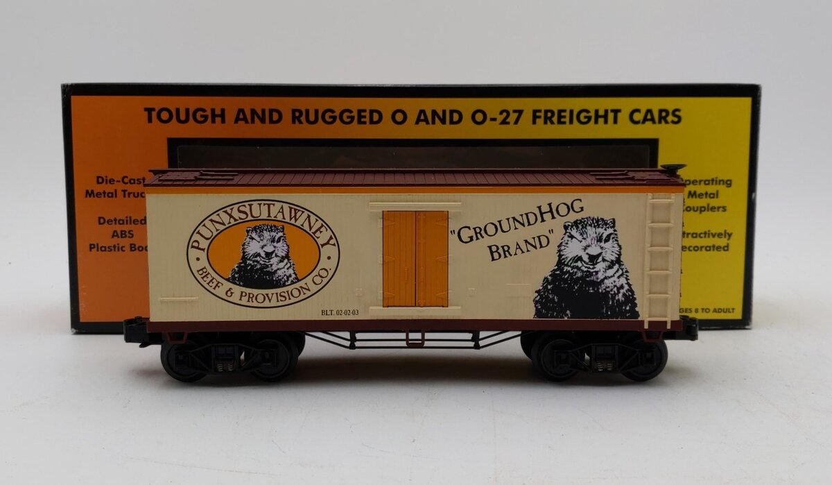 MTH 30-7892 O Punxsutawney 19th Century Reefer Car NIB