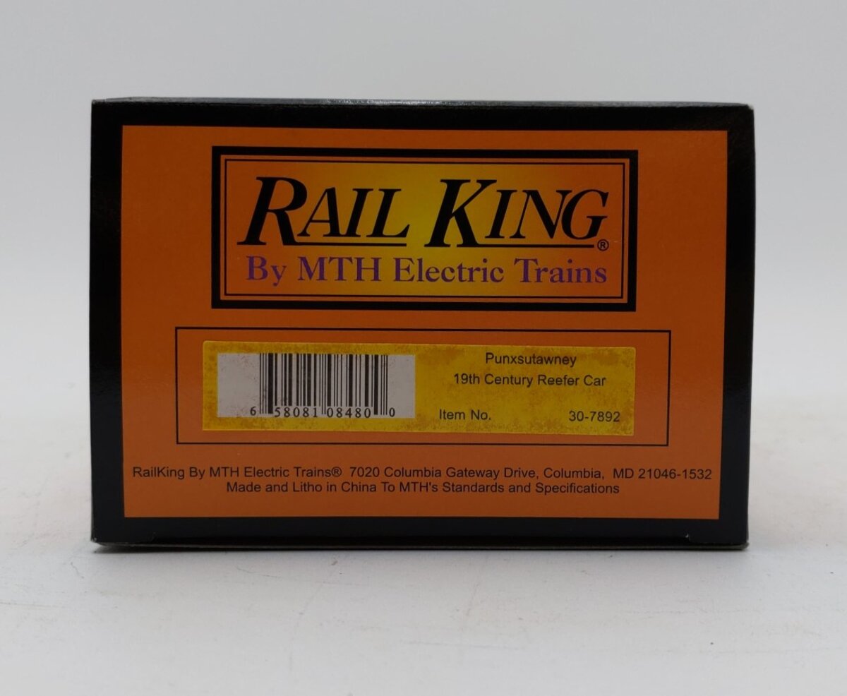MTH 30-7892 O Punxsutawney 19th Century Reefer Car NIB