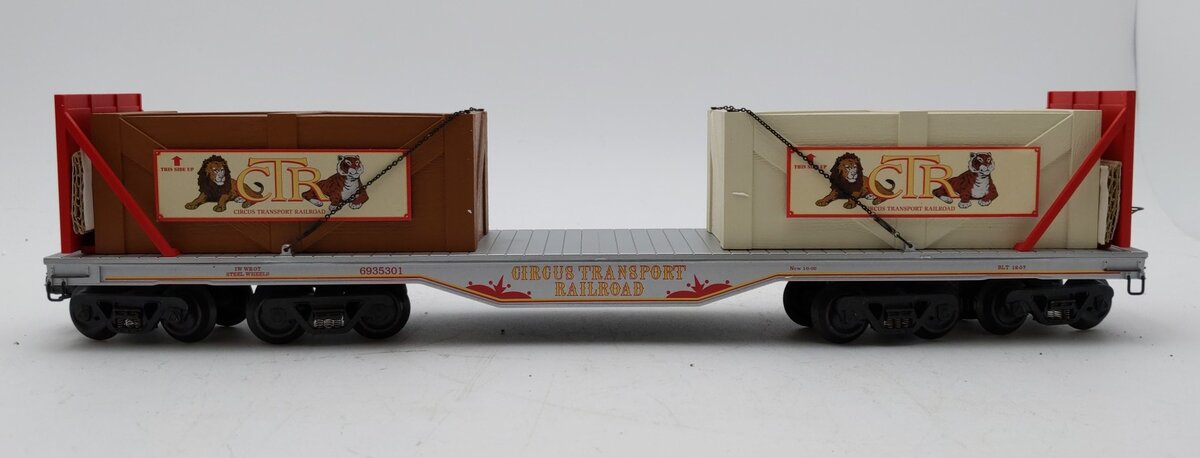 K-Line K693-5301 O Gauge Circus Transport Die-Cast Flatcar LN/Box