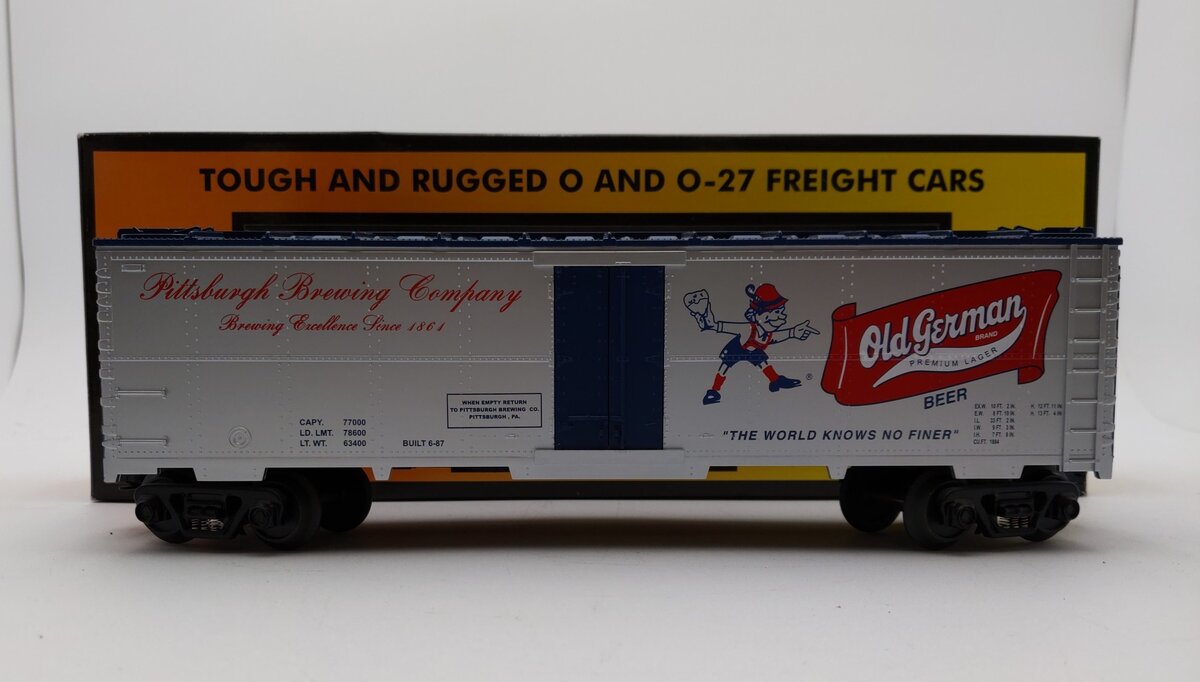 MTH 30-7853 O Gauge Old German Beer Refrigerator Car LN/Box