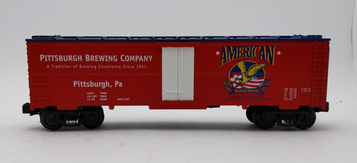 MTH 30-7840 O Gauge American Beer Refrigerator Car LN/Box