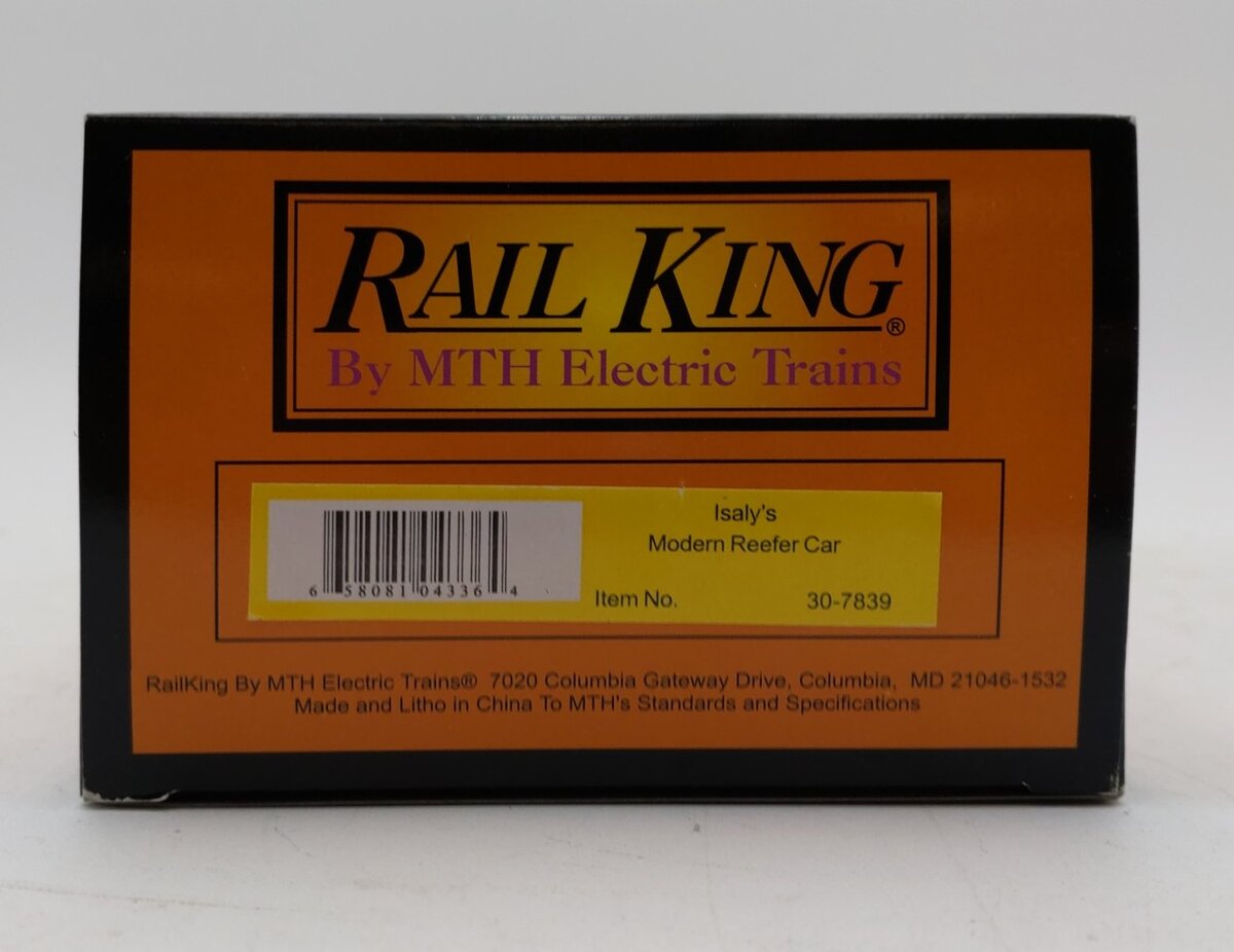 MTH 30-7839 Isaly's Skyscraper Cone Reefer Car NIB