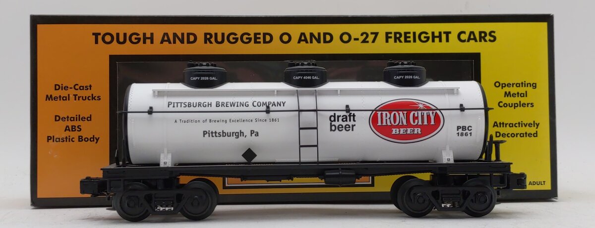 MTH 30-7367 O Gauge Iron City 3-Dome Tank Car NIB