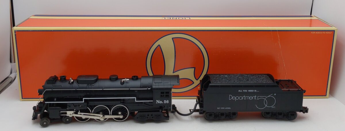 Lionel 6-52175 O Dept. 56 4-6-4 Hudson Steam Loco & Tender #56 NIB