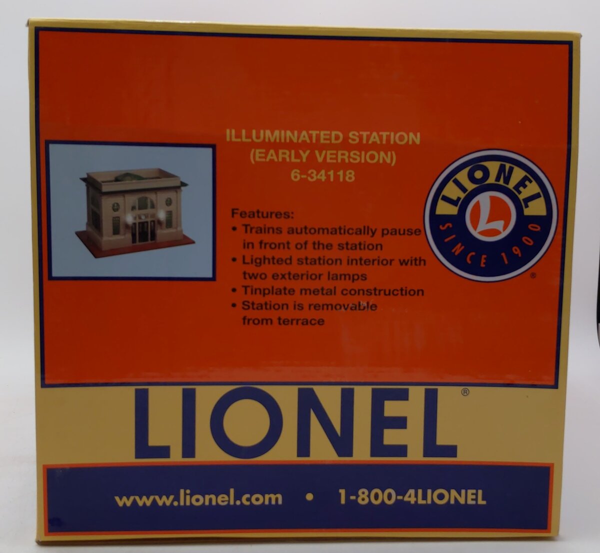Lionel 6-34118 O Illuminated Station (Early Version)