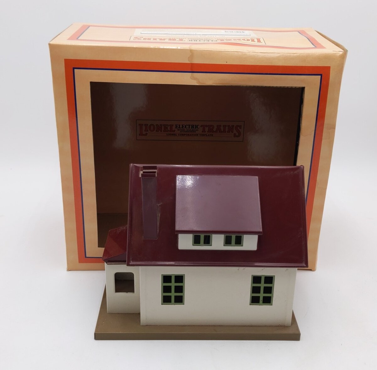 MTH 11-90097 Standard Gauge Bungalow White & Maroon #11-84