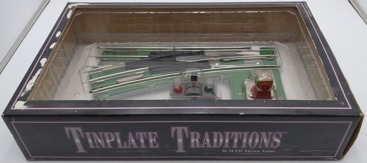 MTH 10-4004 Standard Gauge Left Hand 72" Wide Radius Switch Track NIB