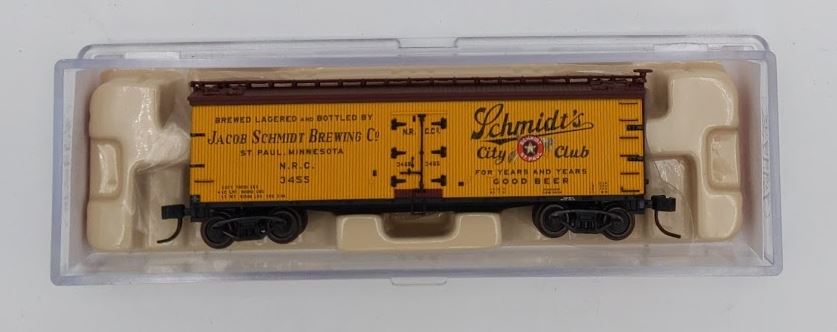 Atlas 41557 N Scale Schmidt's 40 'Wood Reefer #3455