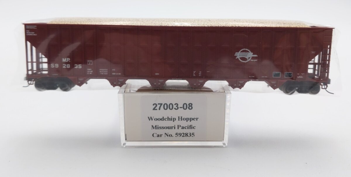 Trainworx Inc. 27003-08 N Mo-Pac Greenville 7000 Cu Ft Wood Chip Hopper #592835