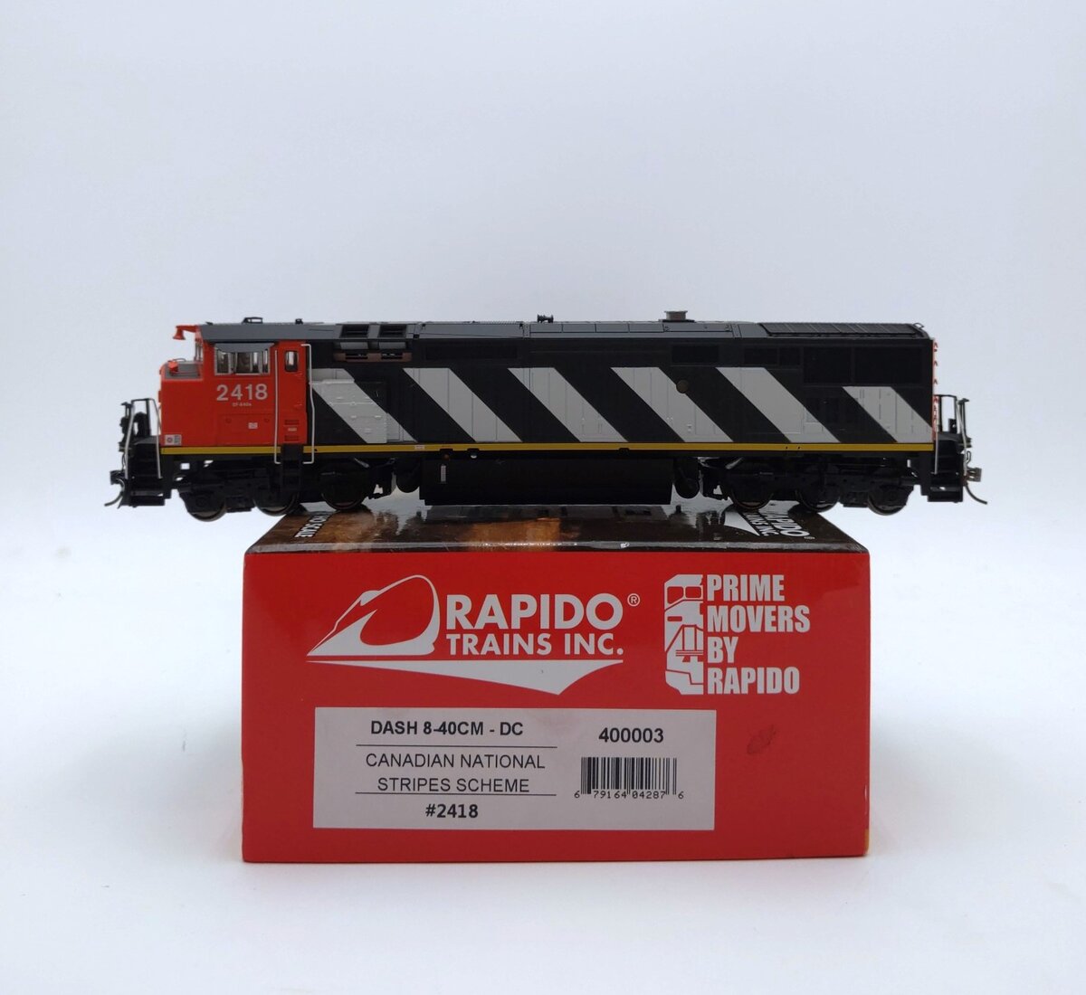 Rapido Trains 400003 HO Canadian National DASH 8-40CM Diesel Engine #2418