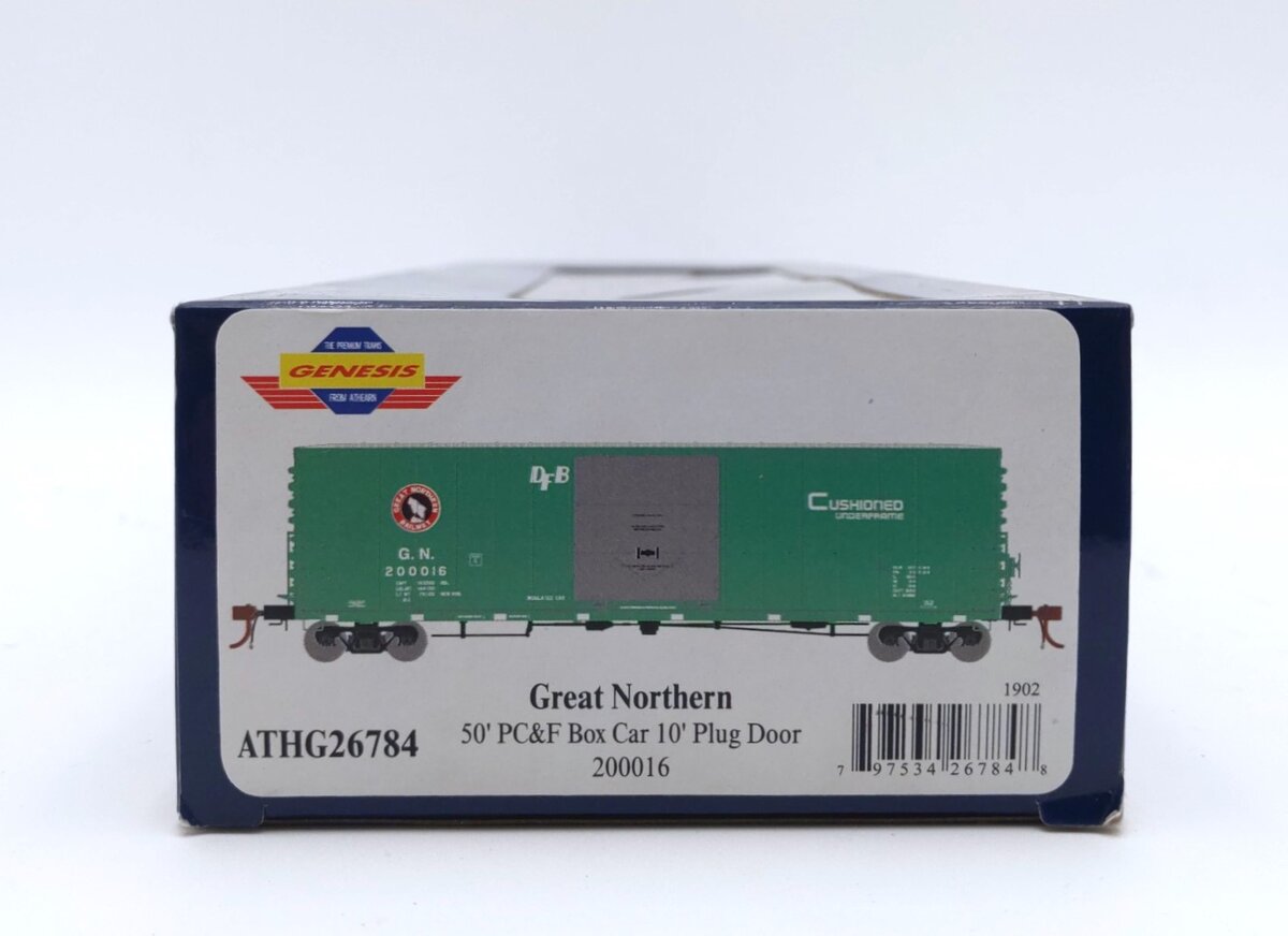 Athearn G26784 HO Great Northern 50' PC&F Welded Box w/ 10'6
