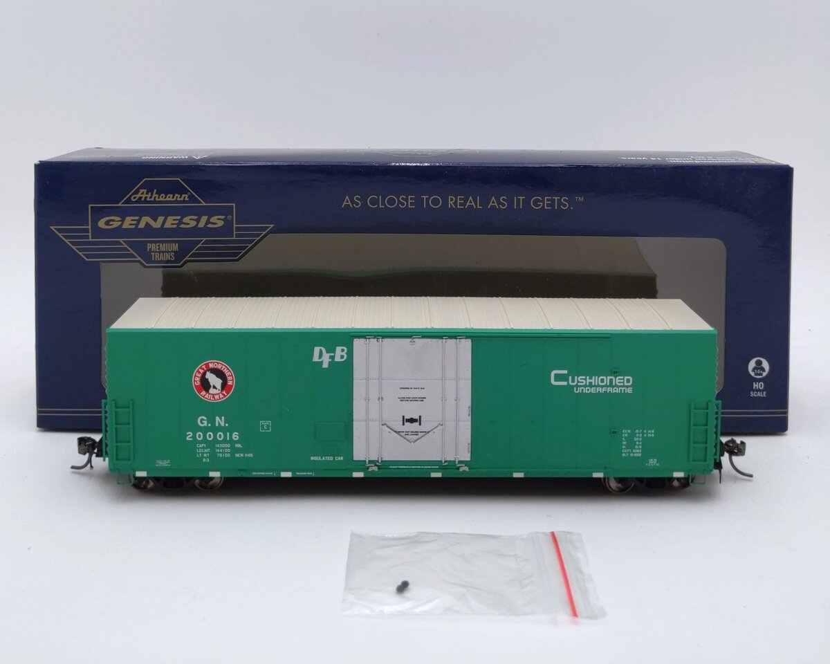 Athearn G26784 HO Great Northern 50' PC&F Welded Box w/ 10'6