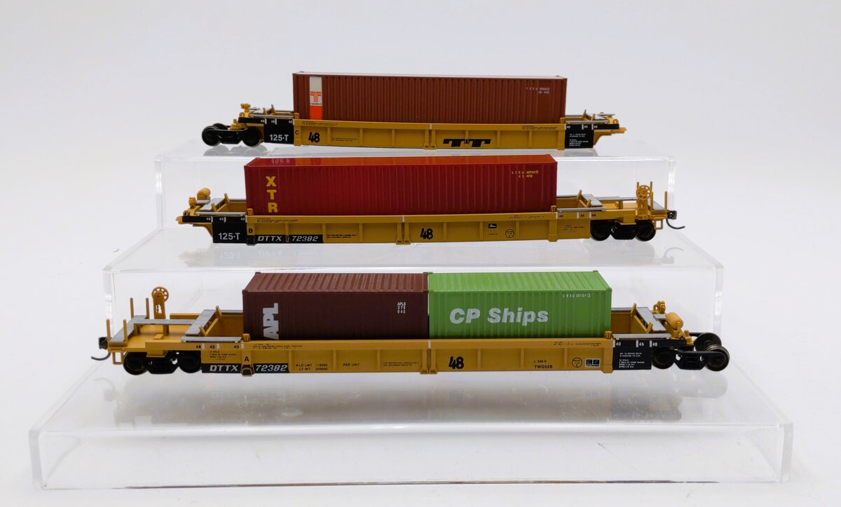 Walthers 932-3971 HO TTX 5-Unit Thrall Articulated Double Stack Car Kit #72397