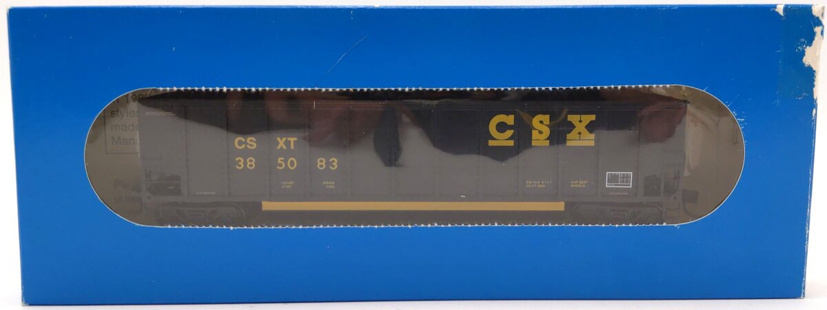 E&C Shops 385083 HO Scale CSX Johnstown Twin Tub Coalporter Coal Gondola