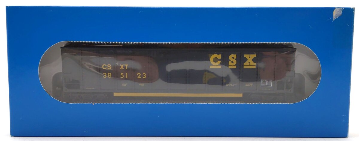 E&C Shops 385123 HO Scale CSX Johnstown Twin Tub Coalporter Coal Gondola
