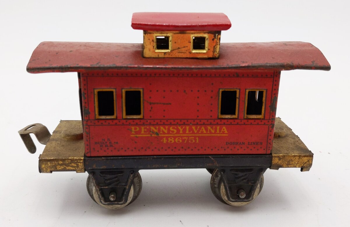Dorfan 486751 Vintage O Gauge Pennsylvania Caboose