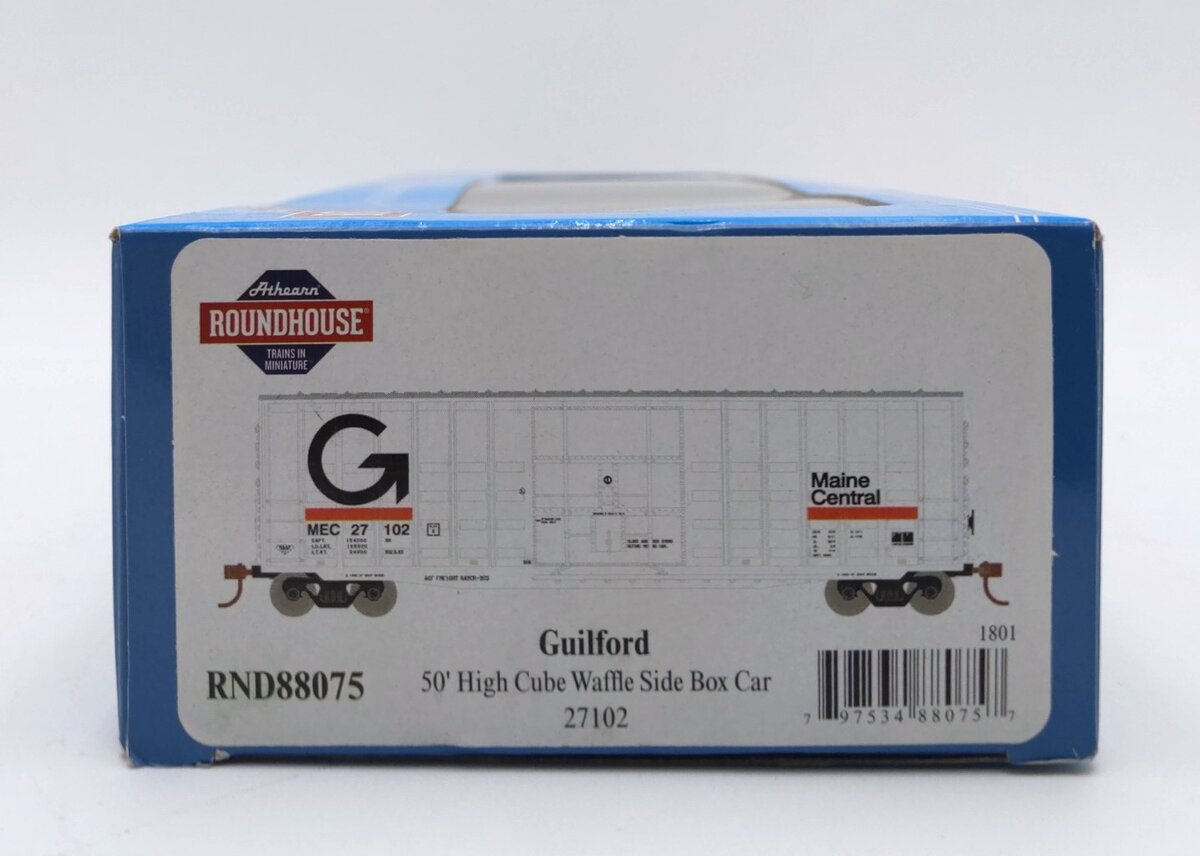 Roundhouse 88075 HO MEC 50' Waffle HC Plug Door Box #27102