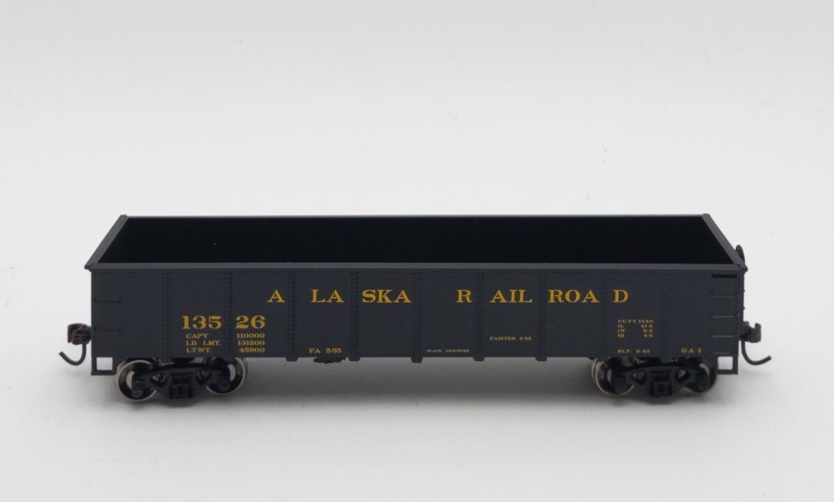 Athearn 94326 HO Alaskan Railroad RTR 40' Gondola #13526