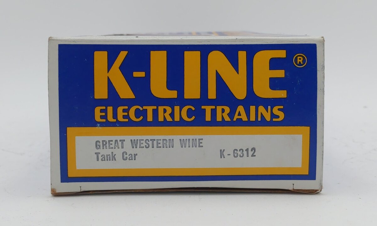 K-Line K6312 Great Western Wine Single Dome Tank Car LN/Box