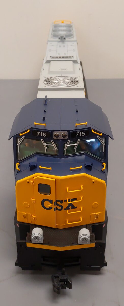 USA Trains R22607 G Gauge CSX SD70 MAC Blue/Gray Diesel Locomotive #715 EX/Box