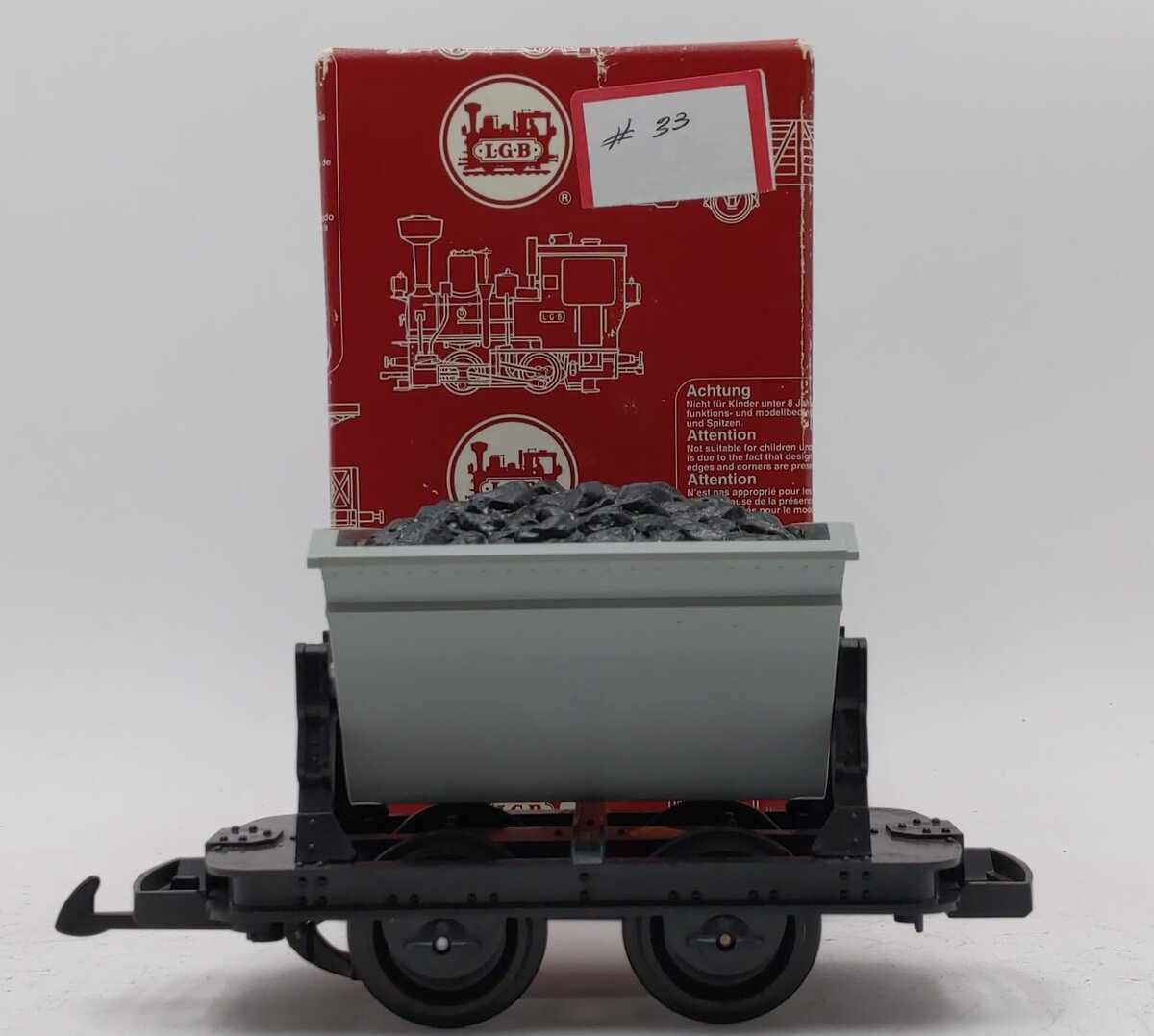 LGB 41430 G Scale Short Grey Dump Car LN/Box