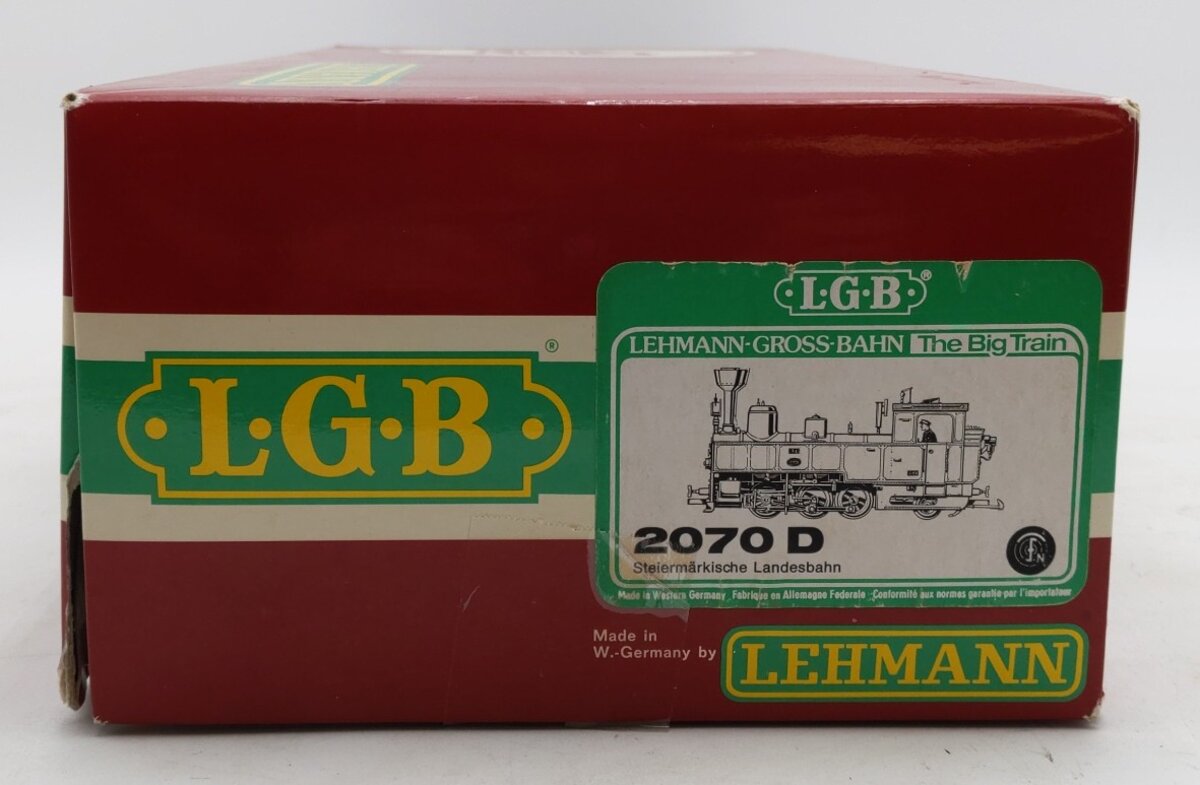 LGB 2070D G Steirmarkische Landesbahn 0-6-2 Gray Steam