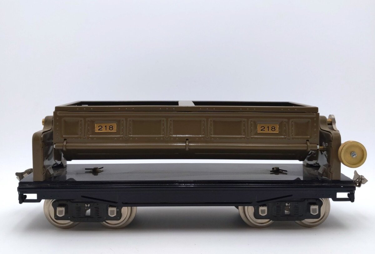 MTH 11-30036 Standard Gauge Dump Car Mojave/Brass #218