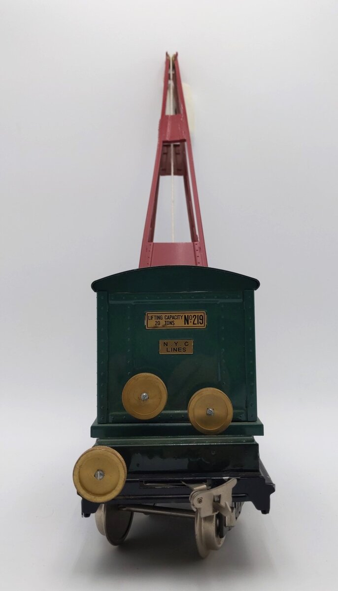 MTH 11-30070 No. 219 Standard Gauge Derrick Car