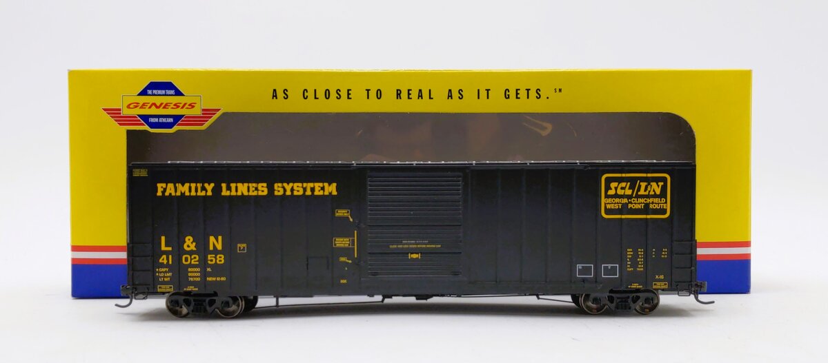 Athearn G4071 HO Scale L&N 410258 60' Box Car #410258