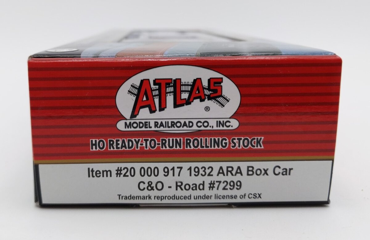 Atlas 20000917 HO Chesapeake & Ohio 1932 ARA Boxcar #7299