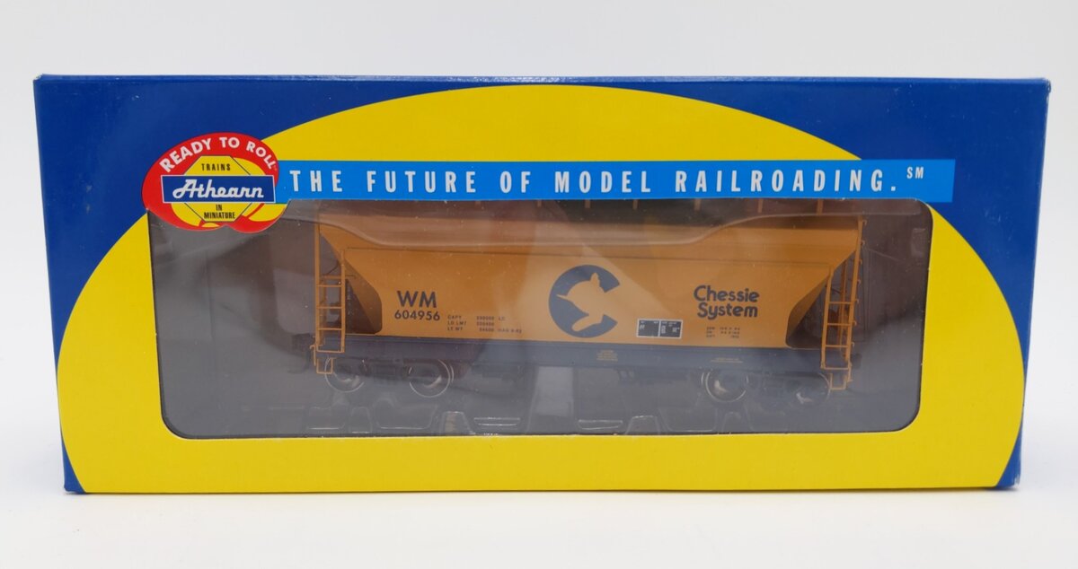 Athearn 95950 HO Scale Chessie/WM ACF 2970 Covered Hopper #604956