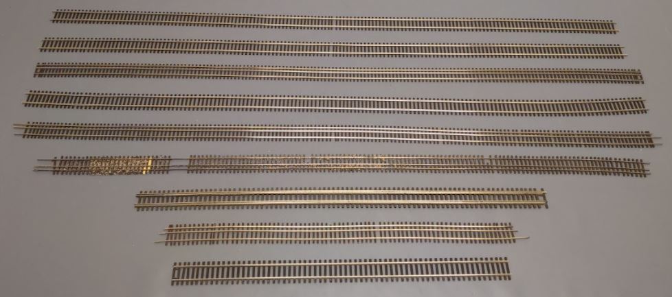 Assorted Micro Engineering & Shinohara HO/HOn3 Track Sections [9] VG