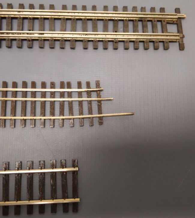 Assorted Micro Engineering & Shinohara HO/HOn3 Track Sections [9] VG