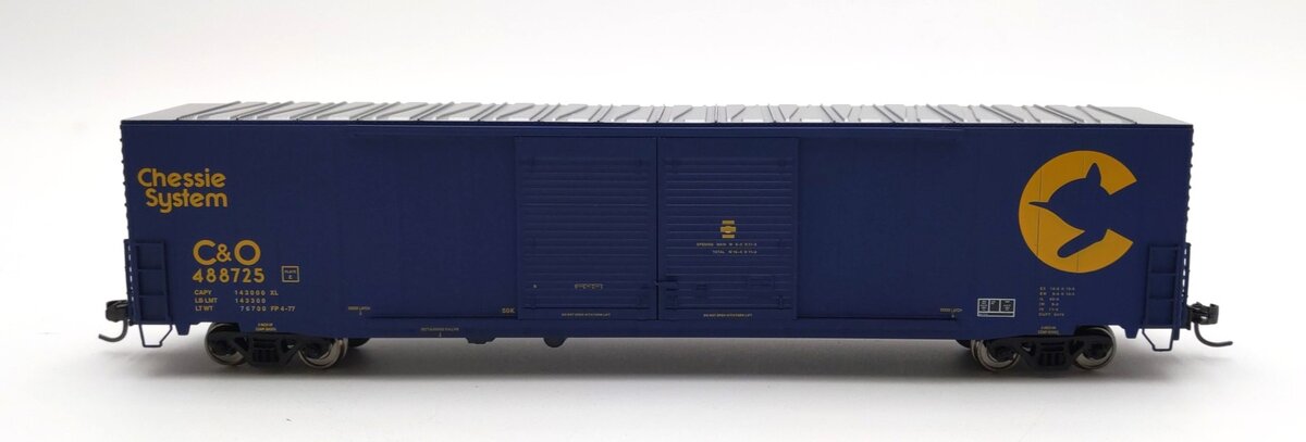 Atlas 1672-1 HO Scale Chessie ACF 60' Double Door Auto Parts Car #488725 LN/Box
