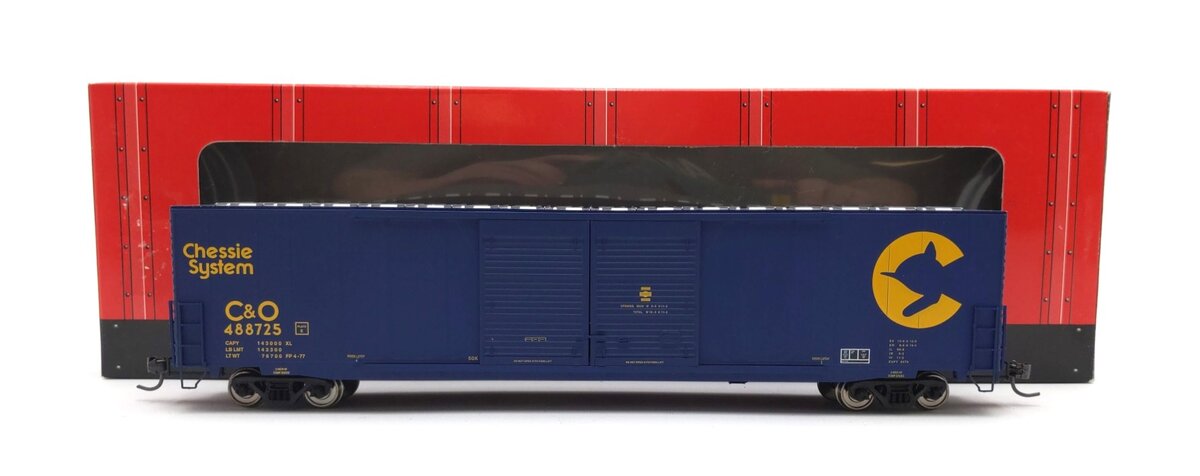 Atlas 1672-1 HO Scale Chessie ACF 60' Double Door Auto Parts Car #488725 LN/Box