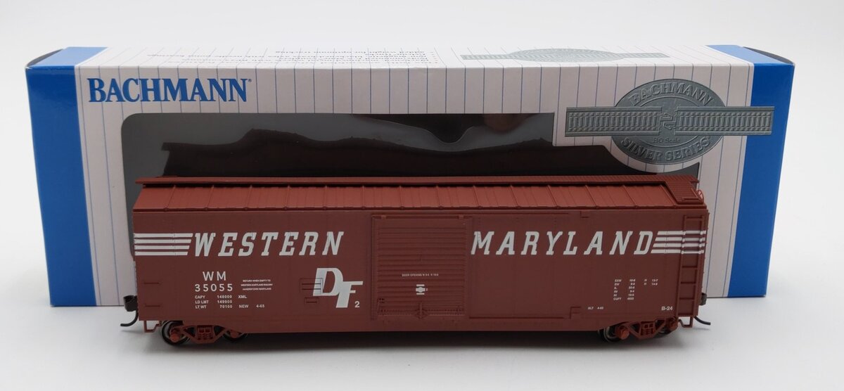 Bachmann 19409 HO Western Maryland 50' Sliding Door Boxcar #35055