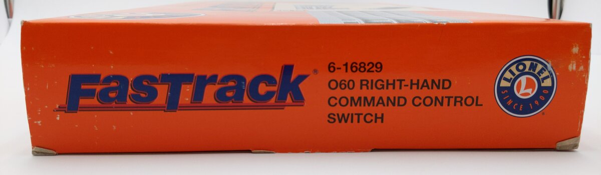 Lionel 6-16829 O60 FasTrack Command Control Right Hand Switch Turnout