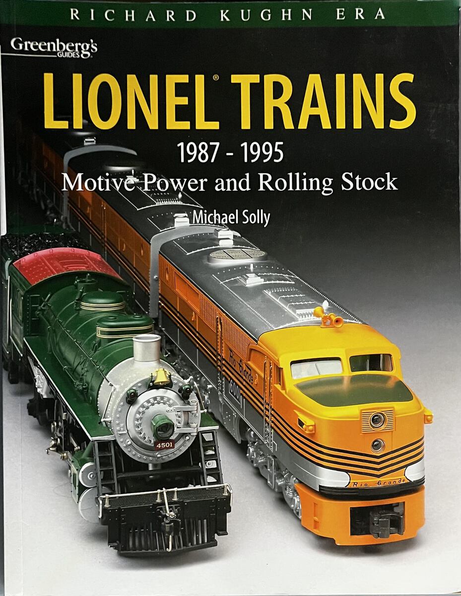 Greenberg's Guide to Lionel Trains 1987-1995 paperback VG