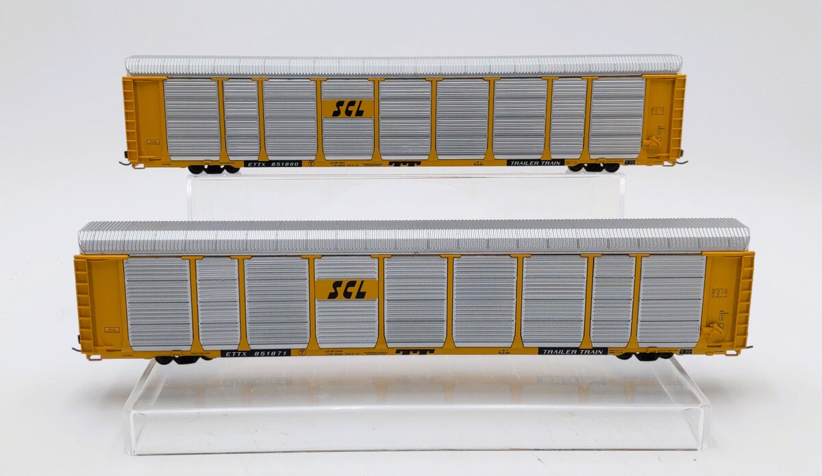 Walthers 932-24868 HO Seaboard Coast Line Thrall 89' Tri-Level Auto Carrier LN/Box