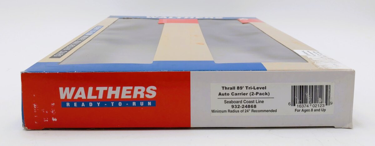 Walthers 932-24868 HO Seaboard Coast Line Thrall 89' Tri-Level Auto Carrier LN/Box