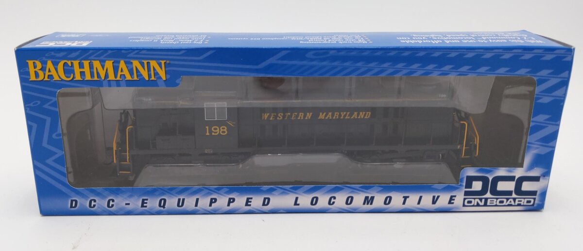 Bachmann 64203 HO Western Maryland RS 3 Diesel Locomotive #198