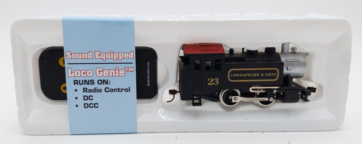 Model Power 965091 HO C&O 0-4-0 Tank Switcher Steam Loco DCC w/Sound #23
