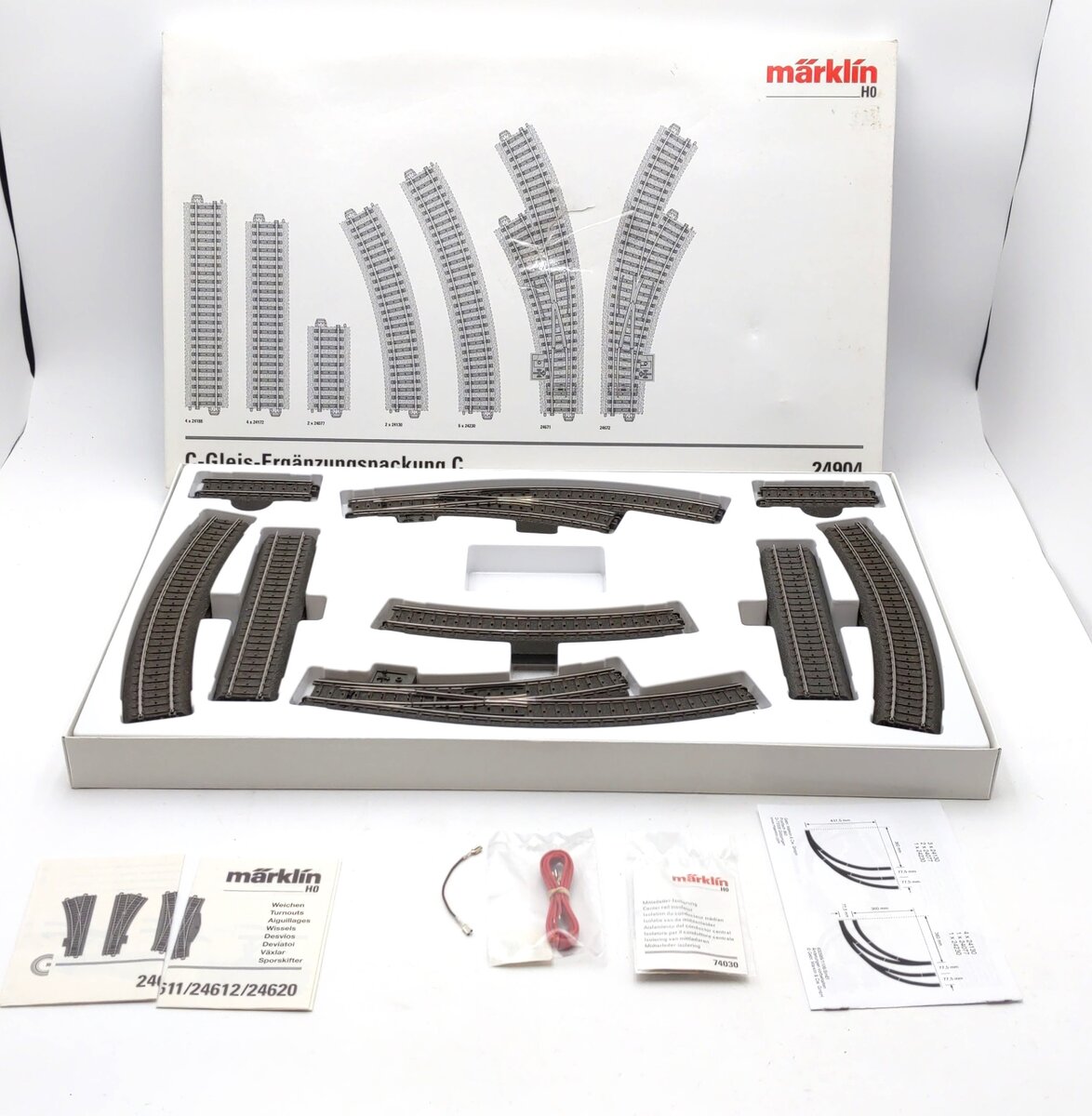 Marklin 24904 HO Scale C4 Track Extension Set