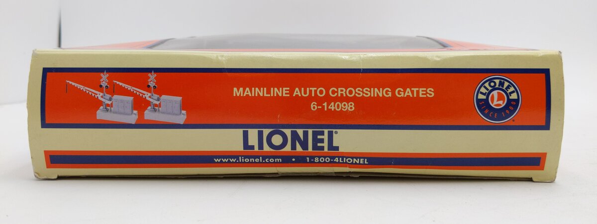 Lionel 6-14098 O Mainline Automatic Crossing Gates (Pair of 2)/Box