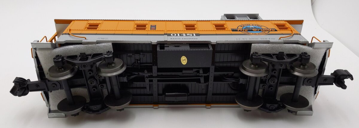 MTH 70-77026 G D&RGW Offset Steel Caboose Car #01481 w/ Metal Wheels