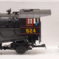 Lionel 6-84467 O Maine Central USRA Light Mikado Steam Locomotive #624