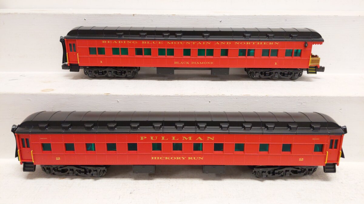 Lionel 6-85373 O Reading & Northern 18" Heavyweight Coach 2 Pack B